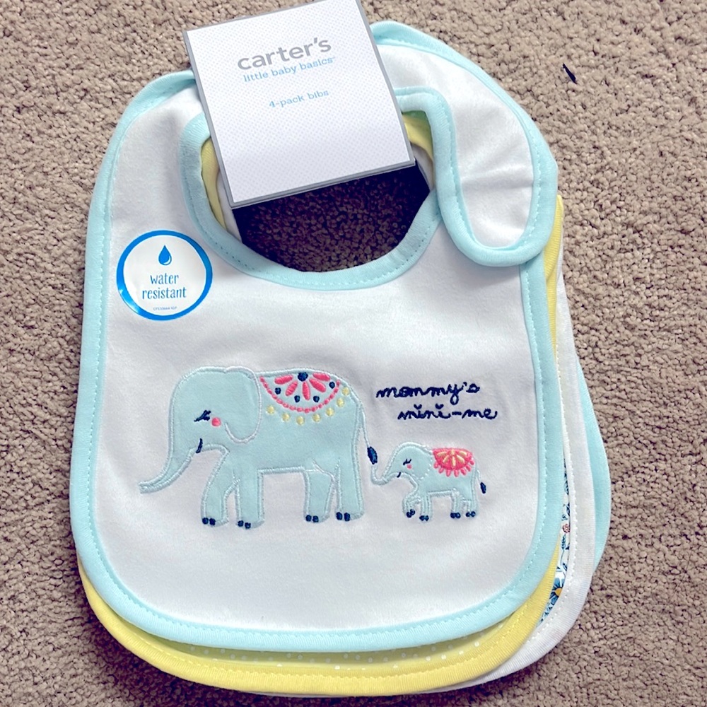 NWT Carter’s bibs 4 pack